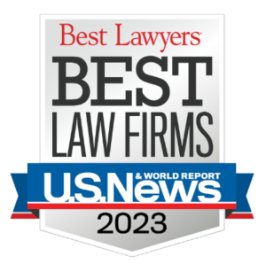 Best Law Firms badge for 2023