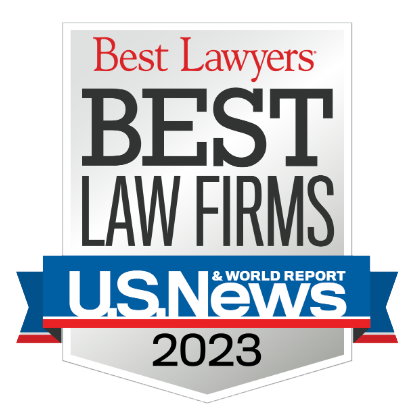 Best Law Firms badge for 2023